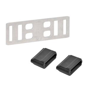 5 x connecteurs Litzclip® pour rubans de clôture électrique de 12,5 mm (inox)