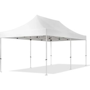 TOOLPORT 3x6 m Tonnelle pliante Alu, PVC 850, anti-feu, blanc - (578683) - Publicité