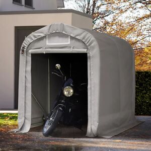 TOOLPORT 1,6x2,4 m, Tente garage, Bâche PVC, gris, sans statique - (77834) - Publicité