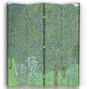 Legendarte Paravent Rosiers Sous les Arbres - Gustav Klimt cm 145x170 (4 volets)