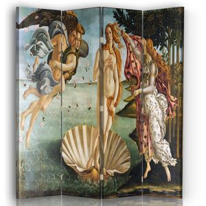 Legendarte Paravent La Naissance de Vénus - Sandro Botticelli cm 145x170 (4x)