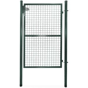 sweeek Portillon de jardin en metal vert, 150x87cm