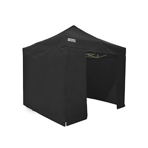 FRANCE BARNUMS Tente pliante PRO 3x3m pack côtés - 4 murs - ALU 55mm/PVC 580g Norme M2 - noir - FRANCE-BARNUMS