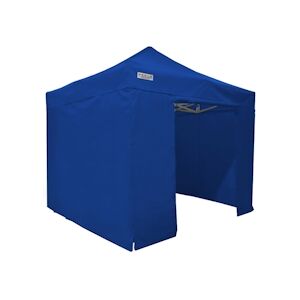 FRANCE BARNUMS Tente pliante PRO 3x3m pack côtés - 4 murs - ALU 55mm/PVC 580g Norme M1 - bleu - FRANCE-BARNUMS