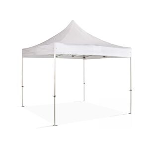 Oviala Business Tente pliante en Aluminium 3x3m blanche - Oviala