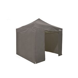 FRANCE BARNUMS Tente pliante PRO 3x3m pack côtés - 4 murs - ALU 45mm/polyester 380g Norme M2 - taupe - FRANCE-BARNUMS