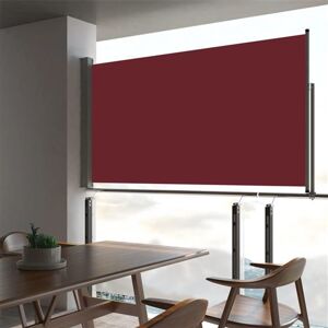 vidaXL Auvent latéral rétractable de patio 160x300 cm Rouge - Publicité