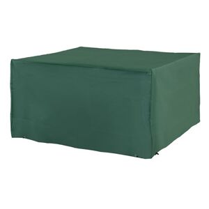 HOMCOM Housse de protection etanche pour meuble salon de jardin rectangulaire 135L x 135l x 75H cm vert Vert - Publicité