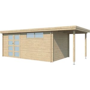 Gardenas - Chalet en bois 14.9 m² avec extension Moderne Sans option - Publicité