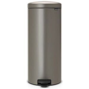 Poubelle à pédale newicon 30 l platinum code g - Brabantia - Gris - Métal Gris - Publicité