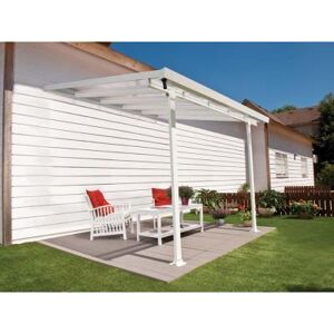 Chalet & Jardin CHALET&JARDIN - Toit terrasse blanc avancée 3m - 18m2 Blanc - Publicité