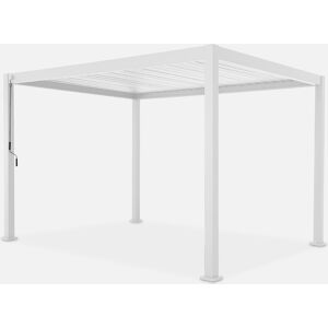 sweeek Pergola Bioclimatique blanc Triomphe 3x4m aluminium a lames orientables Blanc