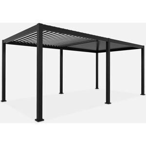 sweeek Pergola bioclimatique Triomphe 3x6m aluminium a lames orientables Anthracite