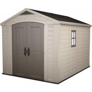 Keter Factor beige - Abri de jardin - Avec fenêtre latérale - 256.5x331.5x243 cm - Publicité