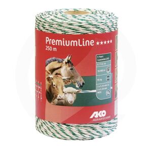 AKO Fil Premium blanc/vert 250m Blanc vert - Publicité