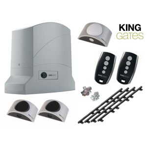 KING GATES Kit King Gates Dynamos 1000 24V pour portail coulissant + 4m de crÃ©maillÃ¨re