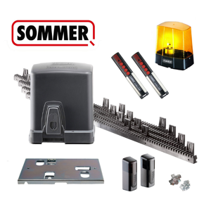 Motorisation portail coulissant Kit complet Sommer Starter