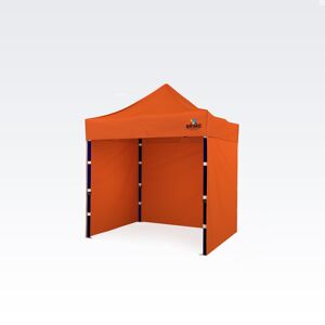 BRIMO Tentes de fete 2x2m Gratuit : 3pc parois pleines, 8 sardines de tente et housse de protection + Garantie de 5 ans ! orange