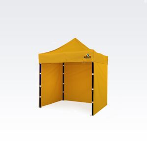 BRIMO Tentes de fete 2x2m Gratuit : 3pc parois pleines, 8 sardines de tente et housse de protection + Garantie de 5 ans ! jaune