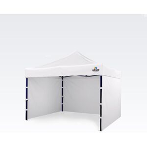 BRIMO Tonnelle 3x3m Gratuit : 3pc parois pleines, 8 sardines de tente et housse de protection + Garantie de 5 ans! blanc