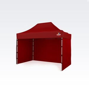 BRIMO Tente de fete 2x3m Gratuit : 3pc parois pleines, 8 sardines de tente et housse de protection + Garantie de 5 ans! rouge