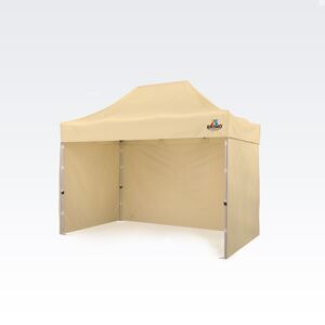 BRIMO Tente pliant 2x3m Gratuit : 3pc parois pleines, 8 sardines de tente et housse de protection + Garantie de 5 ans! beige