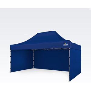 BRIMO Tente de fete 3x4,5m Gratuit : 3pc parois pleines, 8 sardines de tente et housse de protection + Garantie de 5 ans! bleu