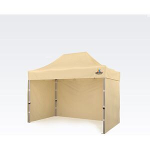 BRIMO Tente de jardin 2x3m Gratuit : 3pc parois pleines, 8 sardines de tente et housse de protection + Garantie de 5 ans! Beige