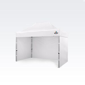 BRIMO Tente de jardin 2x3m Gratuit : 3pc parois pleines, 8 sardines de tente et housse de protection + Garantie de 5 ans! Blanc