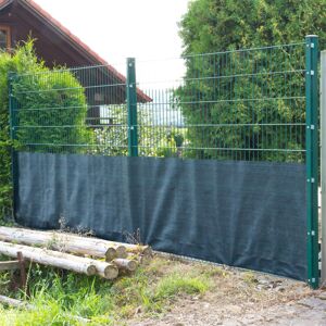 Dema Brise vue pour clôture 1,2 x 25 m de couleur verte
