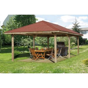 WEKA Tonnelle de jardin en bois Paradies taille 8