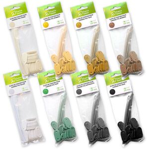 Clips de fixation canisse PVC : couleur Blanc