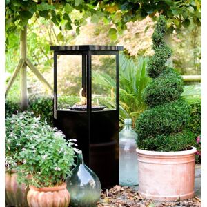 Foyer exterieur chauffant jardin Sunwood Marino - noir