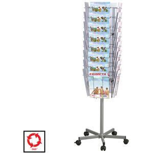 Edimeta Tourniquet brochures 32 cases A4 Pied roulettes