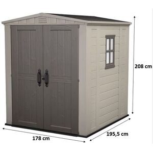 KETER FACTOR 6 x 6 Abri de jardin, 178 x 195,5 x 208 cm 17197898