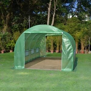 Green Protect Serre tunnel 3x4,5m film 200gr/m² hauteur 2,25m Green Protect