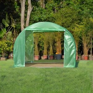 Green Protect Serre tunnel 3x3m film 200gr/m² hauteur 2,25m Green Protect