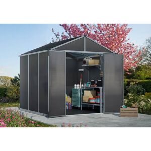 Canopia Abri de jardin en aluminium et polycarbonate 227 cm – Rubicon anthracite - Publicité