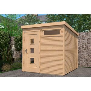 Abri de Jardin Bois d’Épicéa Design 171 Weka-Line T2 Confort - 8,8 m² - Publicité