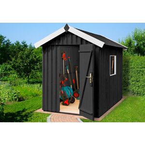 Weka Abri de Jardin en Bois d’Épicéa Traité 348 T2 Anthracite – 3,9 m² - Publicité