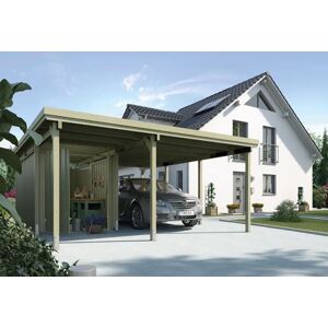 Weka Carport en Bois PLUS XL (5x6) - Publicité