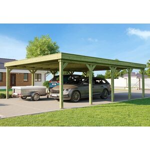 Weka Carport Master Duo XXL (6x8) - Publicité