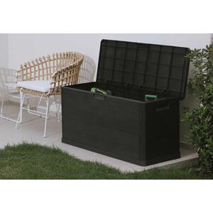 Toomax Coffre de jardin en résine 280 L Woody’s – 117 x 42 x 56 cm - Publicité