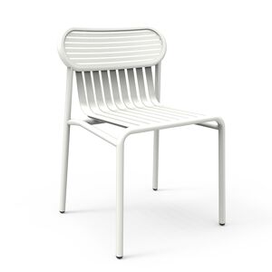 PETITE FRITURE set de 4 chaises pour exterieur WEEK-END (Blanc - Aluminium verni par poudre epoxy)