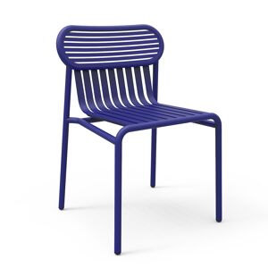 PETITE FRITURE set de 4 chaises pour extérieur WEEK-END (Bleu - Aluminium verni par poudre epoxy)