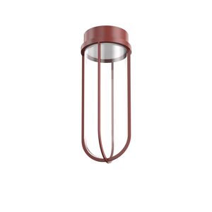 FLOS OUTDOOR lampe au plafond pour l'extérieur IN VITRO CEILING DIMMABLE 1-10V (Terre cuite - aluminium et verre)