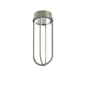 FLOS OUTDOOR lampe au plafond pour l'extérieur IN VITRO CEILING DIMMABLE DALI (Pale green - aluminium et verre)