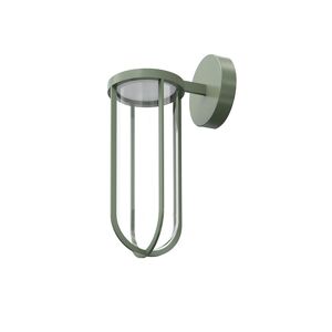 FLOS OUTDOOR lampe murale IN VITRO WALL DIMMABLE DALI (Pale green - aluminium et verre)