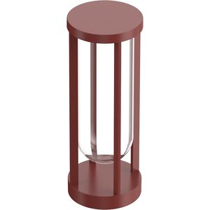 FLOS OUTDOOR lampadaire d'exterieur IN VITRO BOLLARD 1 DIMMABLE 1-10V (Terre cuite - aluminium et verre)