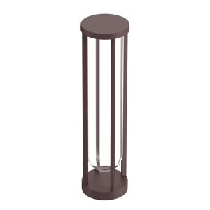 FLOS OUTDOOR lampadaire d'extérieur IN VITRO BOLLARD 2 DIMMABLE 1-10V (Deep brown - aluminium et verre)